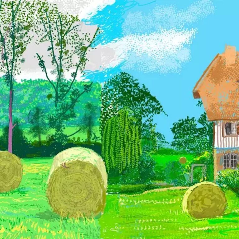David Hockney: A Year in Normandie and Some Other Thoughts about Painting